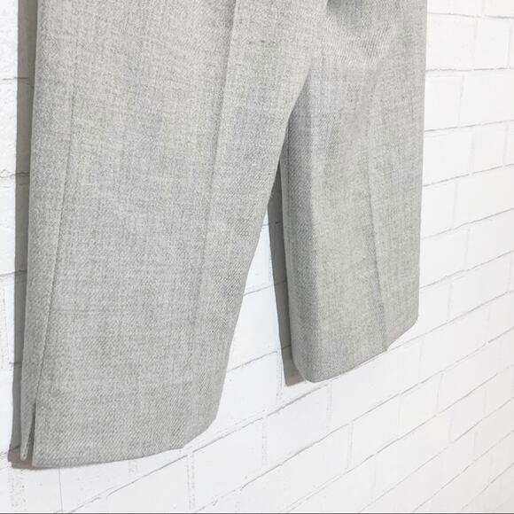 RESERVED BCBGMaxAzria Grey Wool Cropped Carrie Pants Size 4 - Picture 9 of 11